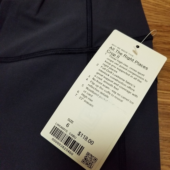 New Lululemon All The Right Places - Picture 5 of 6